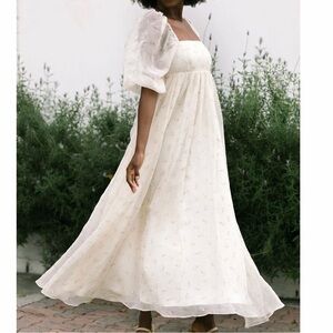 Morning Lavender Storia Melissa Babydoll Maxi Dress